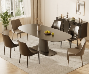 Modern Dining Table And Chairs-ID:150953051