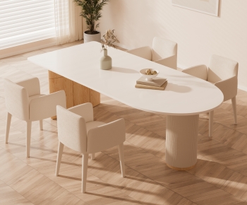 Modern Dining Table And Chairs-ID:387669095
