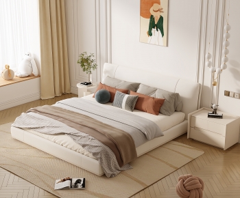 Modern Wabi-sabi Style Bedroom-ID:488698967