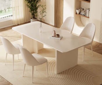 Modern Dining Table And Chairs-ID:745882037