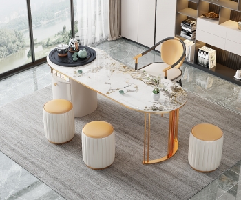 Modern Tea Tables And Chairs-ID:407445914