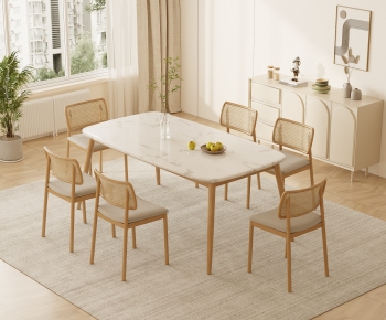 Modern Dining Table And Chairs-ID:423316969