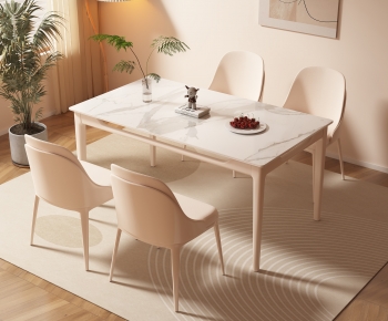 Modern Dining Table And Chairs-ID:718074084