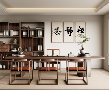 New Chinese Style Tea House-ID:384828091