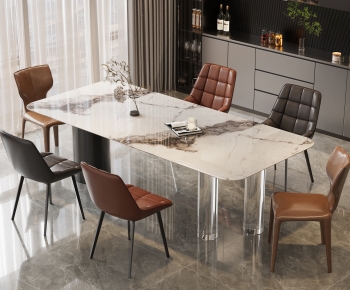 Modern Dining Table And Chairs-ID:422872073