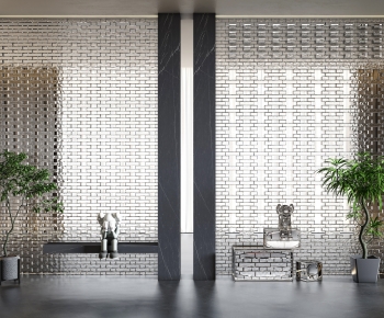 Modern Glass Screen Partition-ID:113320473