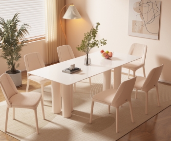 Modern Dining Table And Chairs-ID:980947025