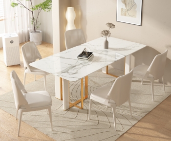 Modern Dining Table And Chairs-ID:562360391