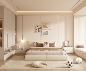 Modern Wabi-sabi Style Bedroom-ID:570451026