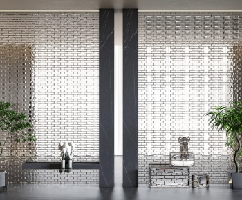 Modern Glass Screen Partition-ID:662355904