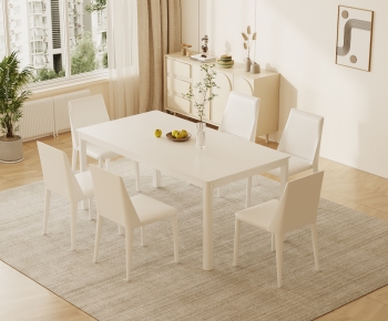 Modern Dining Table And Chairs-ID:339899066