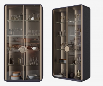 New Chinese Style Wine Cabinet-ID:790644883