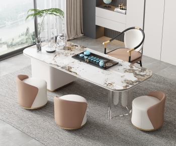 Modern Tea Tables And Chairs-ID:154402979