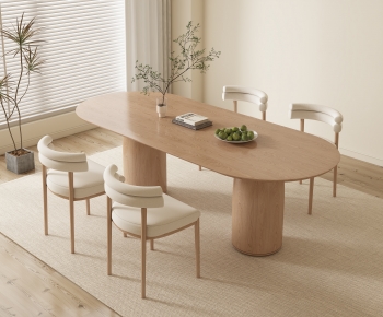 Modern Dining Table And Chairs-ID:424674034