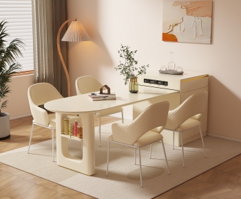 Modern Dining Table And Chairs-ID:990978964
