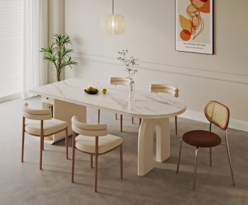 Modern Dining Table And Chairs-ID:858109951