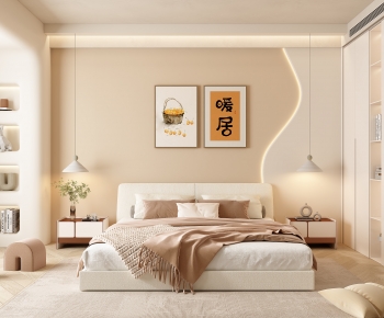 Modern Wabi-sabi Style Bedroom-ID:138104929