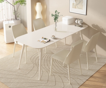 Modern Dining Table And Chairs-ID:455524921