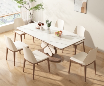 Modern Dining Table And Chairs-ID:310992004