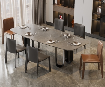 Modern Dining Table And Chairs-ID:987947942