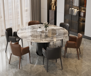 Modern Dining Table And Chairs-ID:700937999