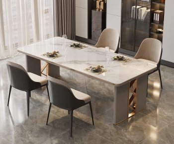 Modern Dining Table And Chairs-ID:357851987