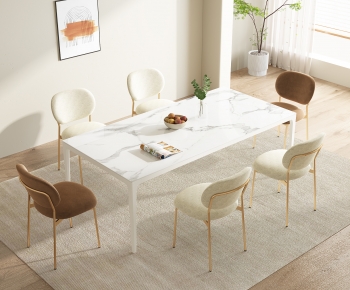 Modern Dining Table And Chairs-ID:102912907