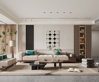 Wabi-sabi Style A Living Room-ID:482528925