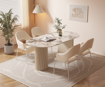 Modern Dining Table And Chairs-ID:967019087