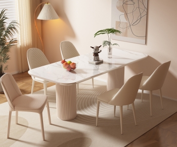 Modern Dining Table And Chairs-ID:682910923