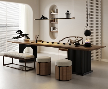 Wabi-sabi Style Tea Tables And Chairs-ID:178630416