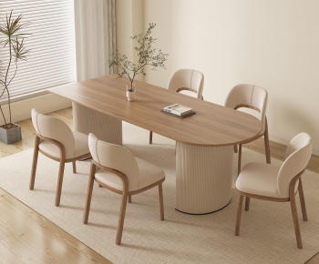 Modern Dining Table And Chairs-ID:874414929
