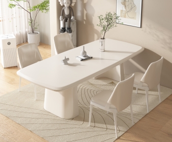Modern Dining Table And Chairs-ID:410753019