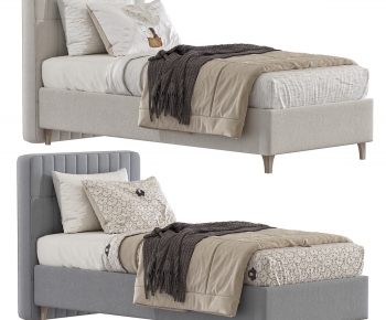 Modern Single Bed-ID:987164025