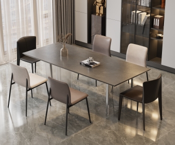 Modern Dining Table And Chairs-ID:817087896