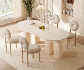 Modern Dining Table And Chairs-ID:455472958