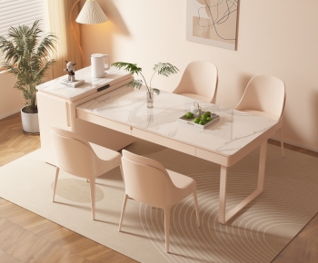 Modern Dining Table And Chairs-ID:655651153