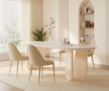 Modern Dining Table And Chairs-ID:954052939