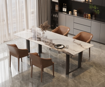 Modern Dining Table And Chairs-ID:237117058