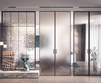 Modern Glass Screen Partition-ID:459213023