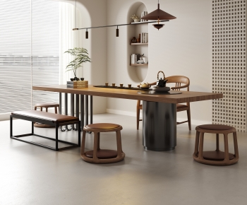 Wabi-sabi Style Tea Tables And Chairs-ID:488923075
