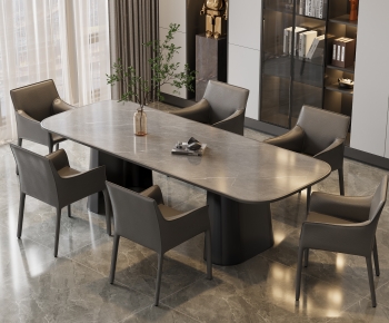Modern Dining Table And Chairs-ID:439751192