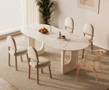 Modern Dining Table And Chairs-ID:361259079