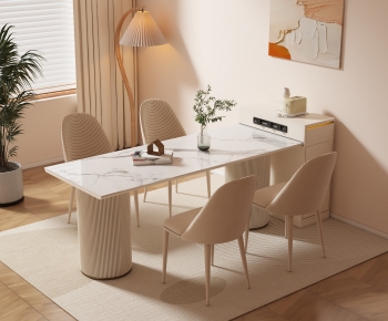 Modern Dining Table And Chairs-ID:850522049