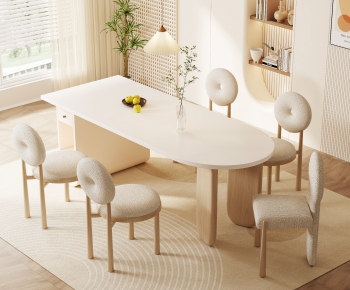 Modern Dining Table And Chairs-ID:165802005