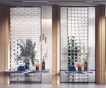 Modern Glass Screen Partition-ID:636251092