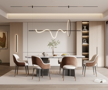 Modern Dining Room-ID:750570347