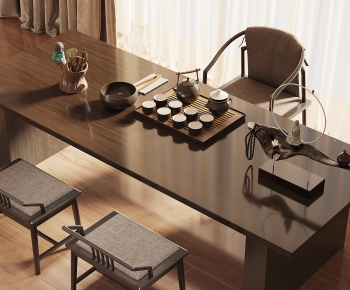 新中式茶桌椅组合-ID:796613935