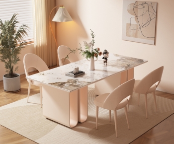 Modern Dining Table And Chairs-ID:283324965