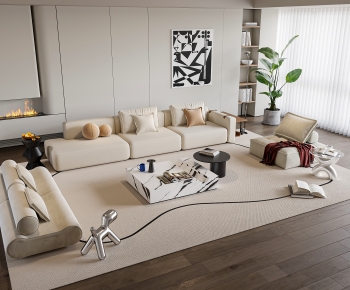 Modern A Living Room-ID:518857009